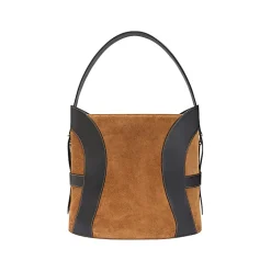 DEBORAH Suede Hobo Bag L