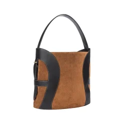 DEBORAH Suede Hobo Bag L