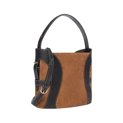 DEBORAH Suede Hobo bag M