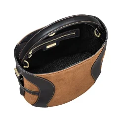 DEBORAH Suede Hobo bag S