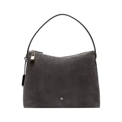 Delia Suede hobo bag L