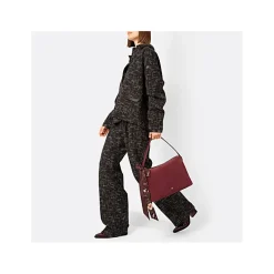 Delia Suede hobo bag M