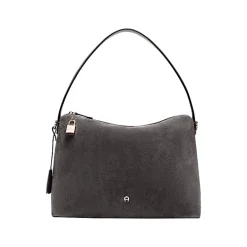 Delia Suede hobo bag M