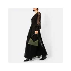 Delia Suede hobo bag S